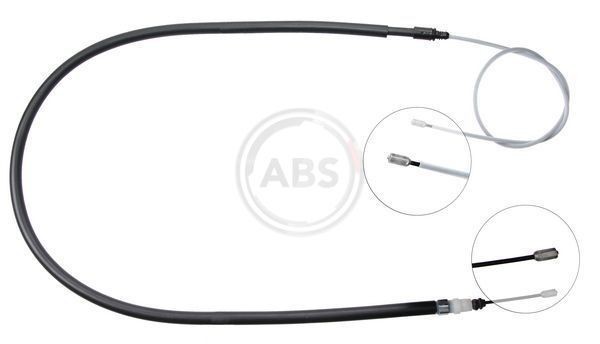 A.B.S. K13176 Hand brake cable 1905mm, Disc Brake, for left-hand/right-hand drive vehicles