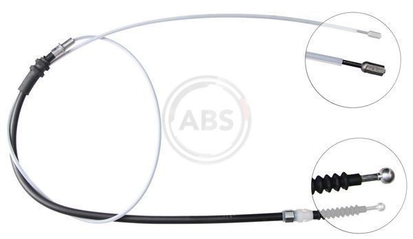 K13366 Brake cable K13366 A.B.S. 1690mm, Disc Brake, for left-hand/right-hand drive vehicles