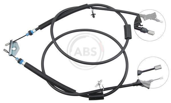 A.B.S. K13475 Parking brake cable FORD Focus Mk2 Box Body / Estate 1.8 Flexifuel 125 hp Petrol/Ethanol 2010 price