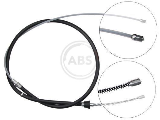 A.B.S. 1588mm, Drum Brake, for left-hand/right-hand drive vehicles Cable, parking brake K13746 buy