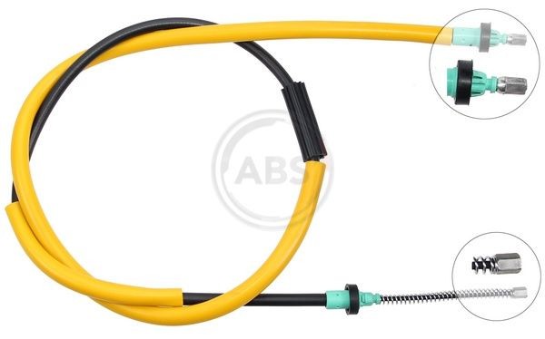 Original A.B.S. Emergency brake cable K13886 for RENAULT MODUS