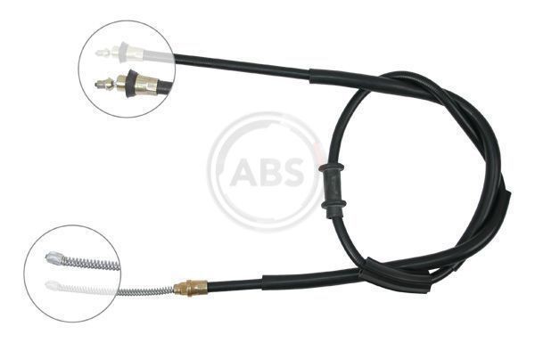 A.B.S. K14378 Hand brake cable 1414mm, for left-hand/right-hand drive vehicles