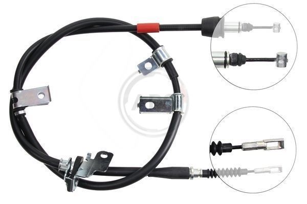 A.B.S. K16318 Hand brake cable 1515mm, Disc Brake, for left-hand/right-hand drive vehicles