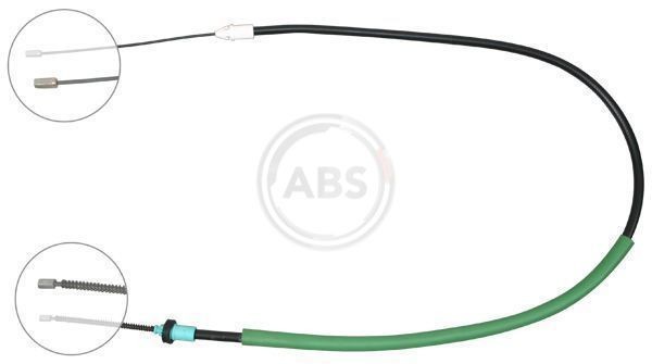 A.B.S. K16647 Brake cable Renault Clio 2 1.9 dTi 80 hp Diesel 2005 price