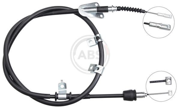 A.B.S. K17310 Hand brake cable 1724mm, Disc Brake