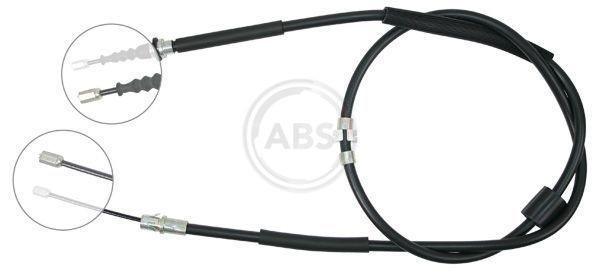 A.B.S. K17666 Hand brake cable 1722mm, Disc Brake, for left-hand/right-hand drive vehicles