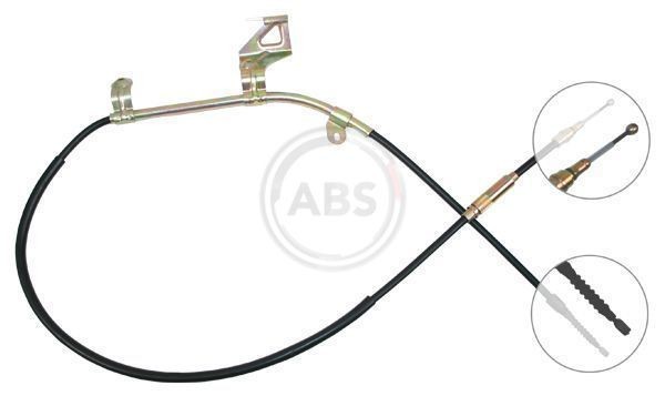 A.B.S. K18368 Hand brake cable 1890mm, Disc Brake, for left-hand/right-hand drive vehicles