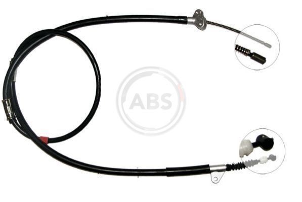 A.B.S. K19268 Hand brake cable 1760mm, Disc Brake, for left-hand/right-hand drive vehicles