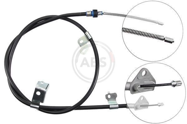A.B.S. K19468 Hand brake cable 1552mm, Drum Brake, for left-hand/right-hand drive vehicles