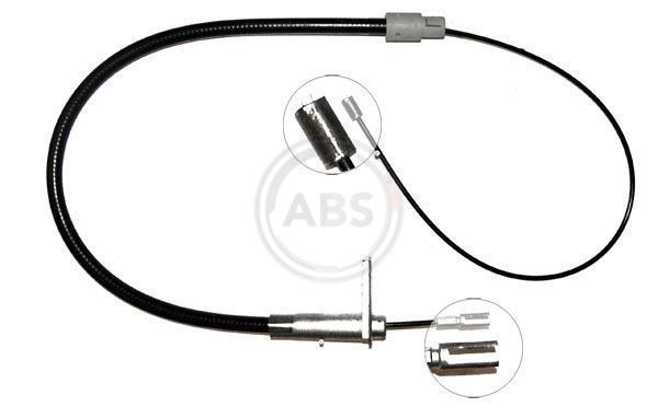 A.B.S. K19626 Hand brake cable 1038mm, Disc Brake, for left-hand/right-hand drive vehicles