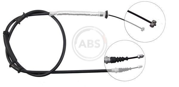 A.B.S. K19758 Hand brake cable 1673mm, Disc Brake, for left-hand/right-hand drive vehicles