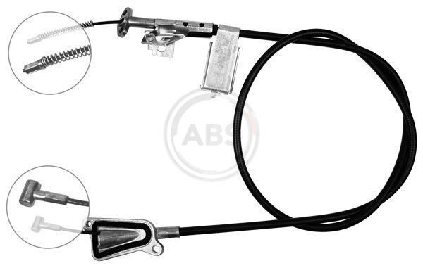 A.B.S. 1630mm, Drum Brake, for left-hand/right-hand drive vehicles Cable, parking brake K19807 buy