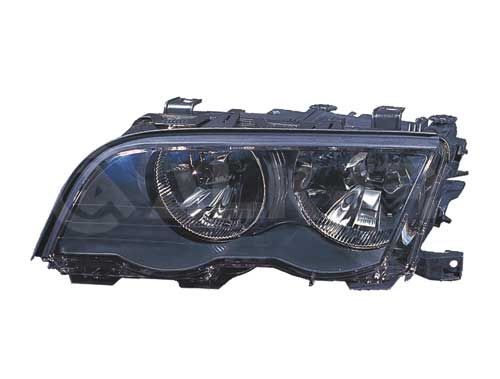 ALKAR 2741849 Headlight Left, W5W, H7/H7, with electric motor, Housing with black interior