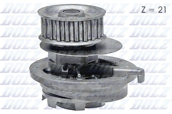 DOLZ O117 Water pump Number of Teeth: 21, with belt pulley