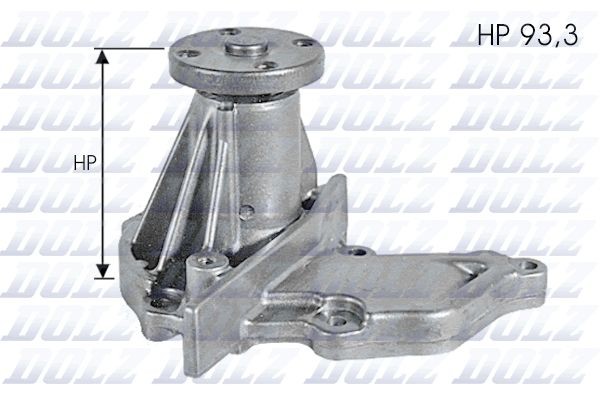DOLZ F133 Water pump 1E05 15 010