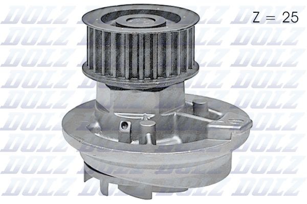 DOLZ O138 Water pump Number of Teeth: 25, with belt pulley