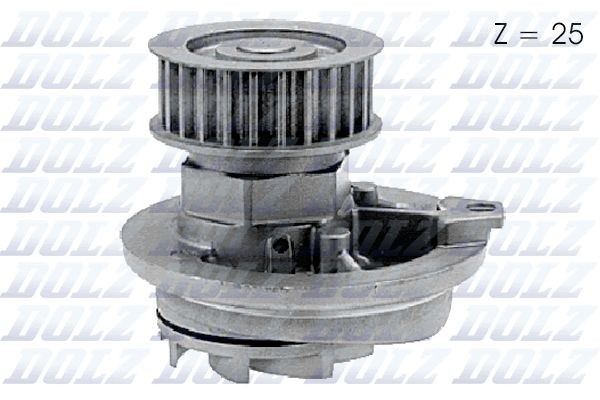 DOLZ O137 Water pump Number of Teeth: 25, with belt pulley