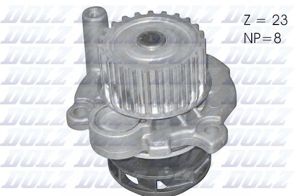 DOLZ A186 Water pump VW Caddy Mk3 2.0 EcoFuel 109 hp CNG 2009 price