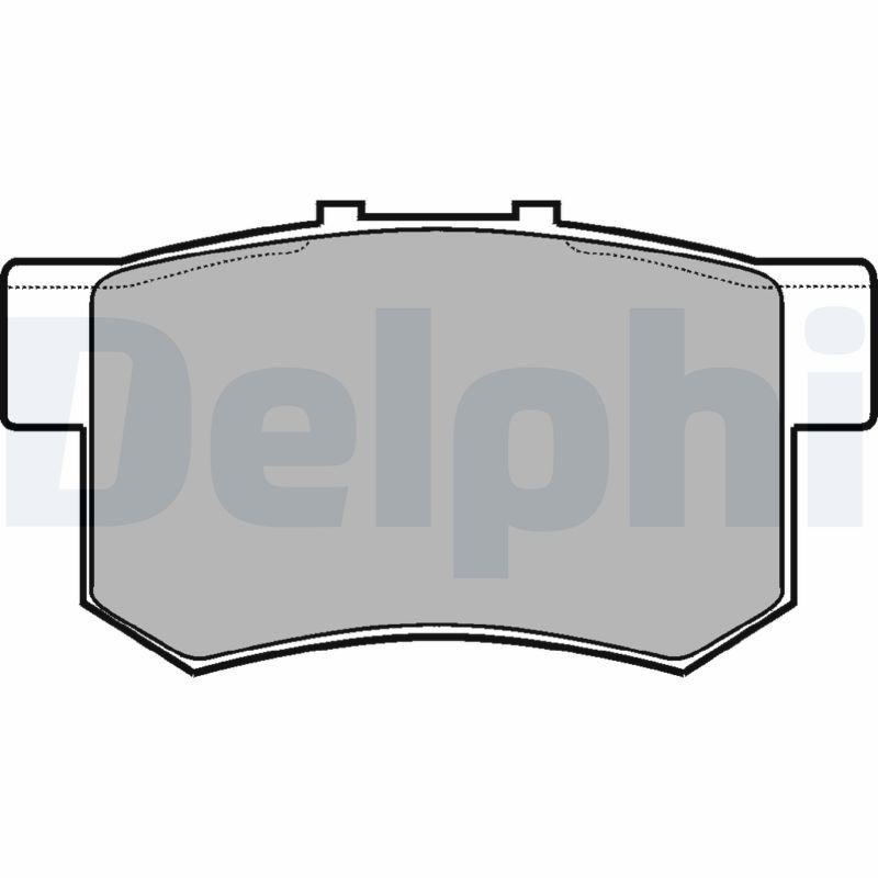 DELPHI Racing brake pads HONDA INTEGRA Coupe (DC2, DC4) new LP948