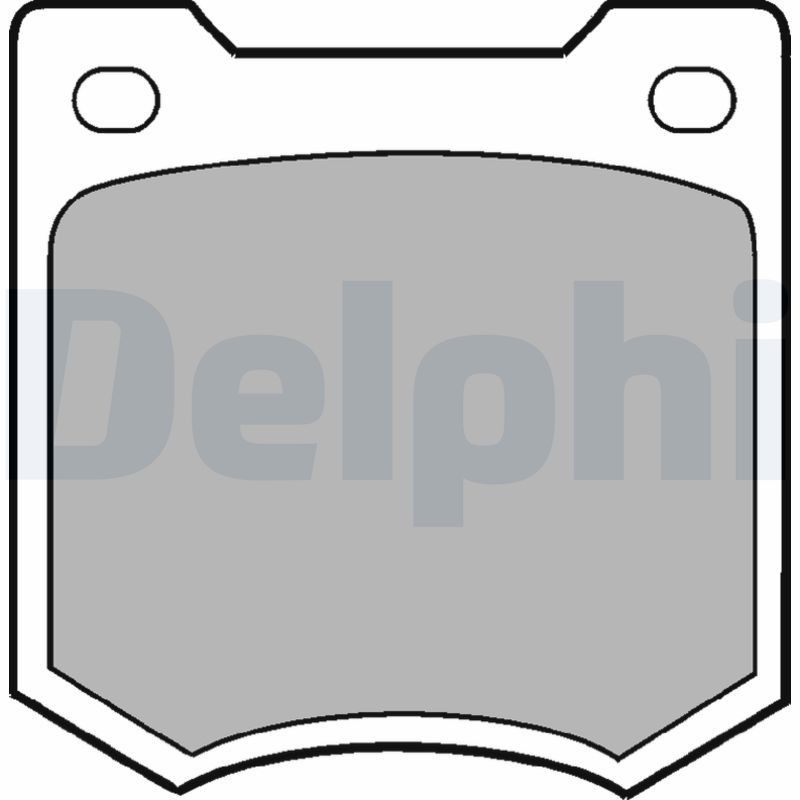 20089 DELPHI LP23 Brake pad set GBP 211