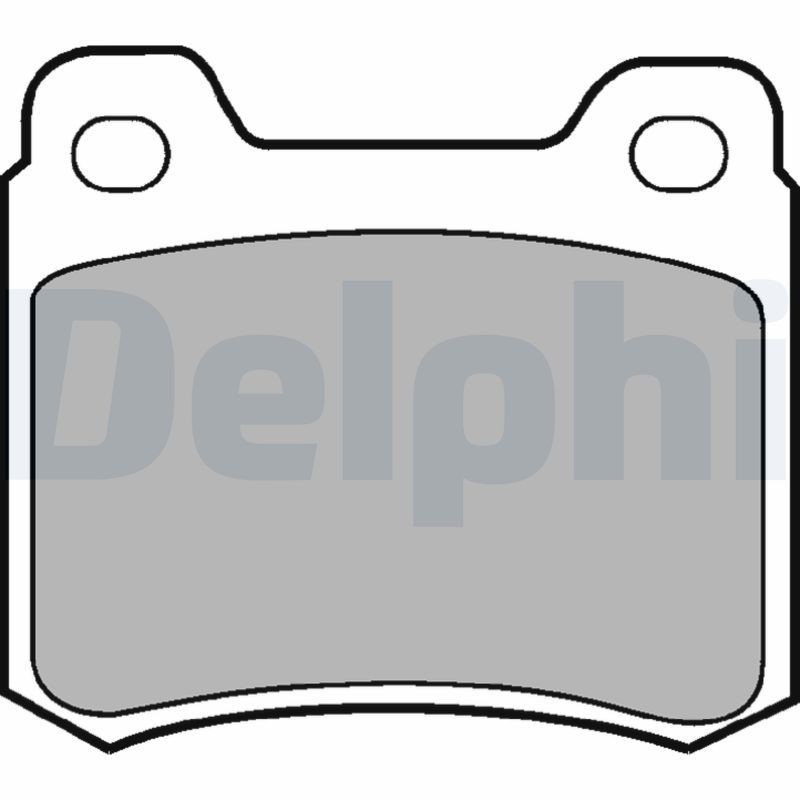 Great value for money - DELPHI Brake pad set LP440