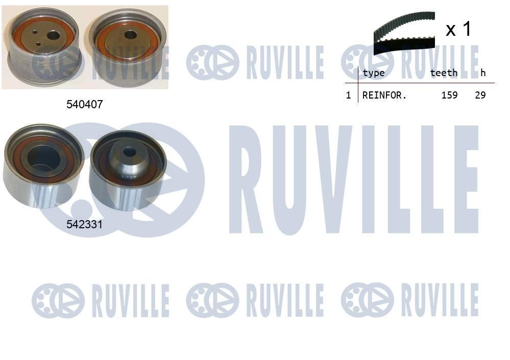 Fiat 124 Wheel bearing kit RUVILLE 5811 cheap