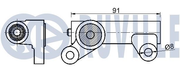 RUVILLE 6910 Wheel bearing kit 90369 30 044