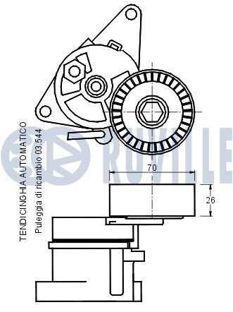RUVILLE 5423 Wheel bearing kit 6N0 407 625