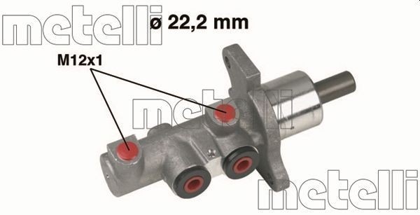 Mercedes CLA Brake master cylinder 7725302 METELLI 05-0293 online buy
