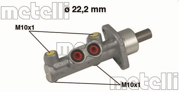 Great value for money - METELLI Brake master cylinder 05-0637