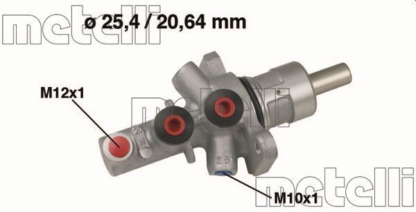 Great value for money - METELLI Brake master cylinder 05-0561