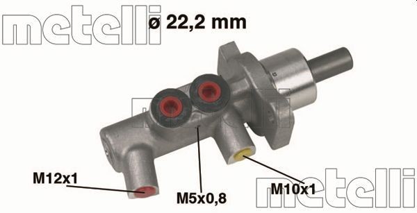 Original METELLI Master cylinder 05-0383 for BMW 5 Series