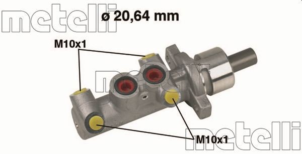 Great value for money - METELLI Brake master cylinder 05-0397