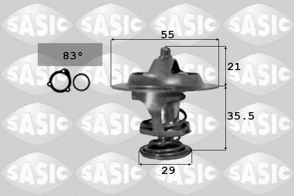 SASIC 3381231 Engine thermostat 96095011