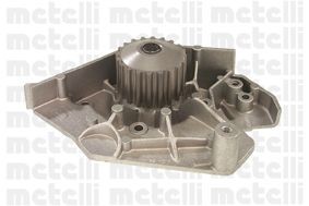 METELLI 24-0542 Water pump Number of Teeth: 20, with seal, without lid, Mechanical, Brass, Water Pump Pulley Ø: 59,258 mm, for timing belt drive