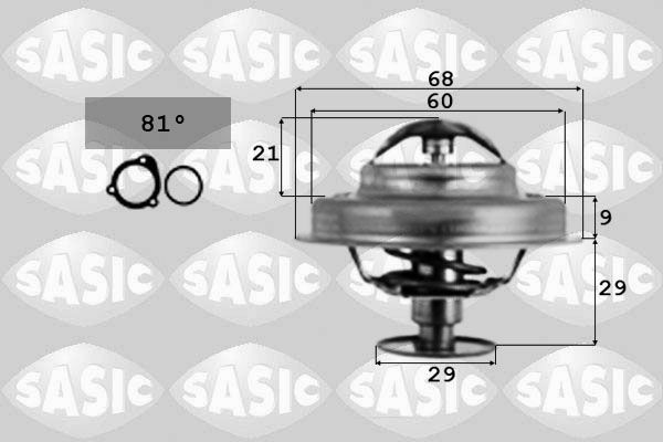 SASIC 3371641 Engine thermostat 1337 64