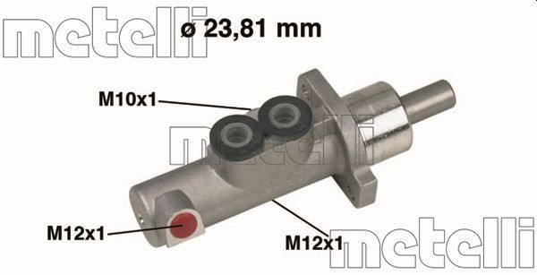 Opel MERIVA Brake master cylinder 7727179 METELLI 05-0441 online buy