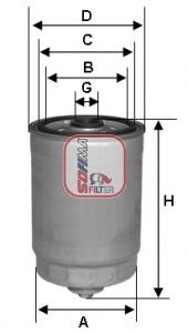 SOFIMA S4378NR Fuel filter 51.12503.0031