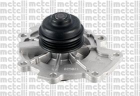 METELLI 24-0974 Water pump with seal, without lid, Mechanical, Plastic, Water Pump Pulley Ø: 53,8 mm, for v-ribbed belt use