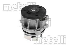 METELLI 24-0903 Water pump with seal ring, Mechanical, Metal, for v-ribbed belt use