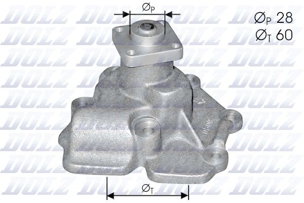 Ford TRANSIT Water pump 7728231 DOLZ F114 online buy