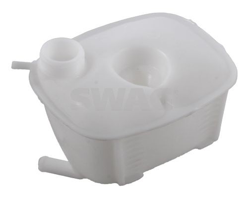 SWAG 99 90 2205 Coolant expansion tank without coolant level sensor, without lid, with bore hole for liquid level sensor