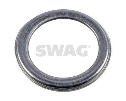 SWAG 80 93 0181 Seal, oil drain plug Steel, Zinc-coated