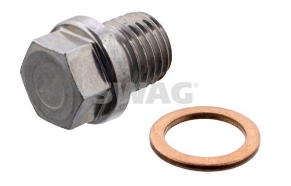 SWAG 10 91 2341 Sealing Plug, oil sump Spanner Size: 13, with seal ring