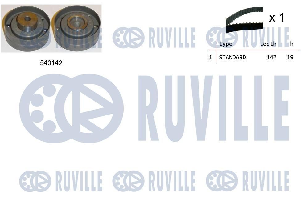RUVILLE 56314 Tensioner pulley 036 245 276