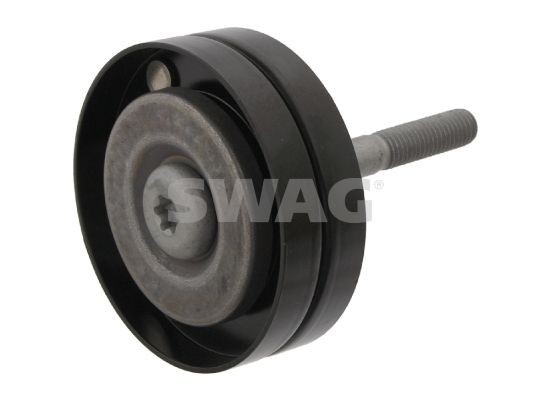 Volkswagen FOX Deflection / Guide Pulley, v-ribbed belt SWAG 30 93 1069 cheap