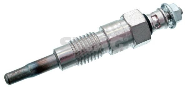 82 93 1230 SWAG Glow plug NISSAN 11V M10 x 1,25, after-glow capable, Length: 68, 18,5 mm
