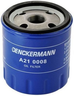 Filtro olio motore A210008 DENCKERMANN M20X1.5, Filtro ad avvitamento