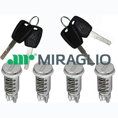 80/1219 MIRAGLIO Lock barrel FIAT Rear