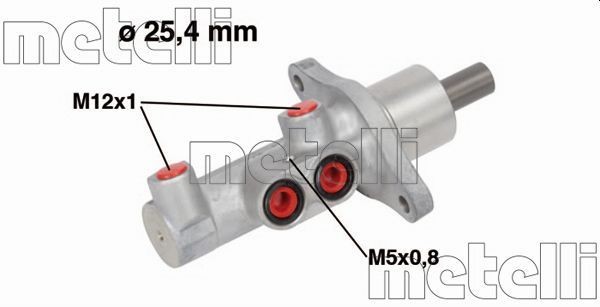 Ford MONDEO Brake master cylinder 7739116 METELLI 05-0718 online buy